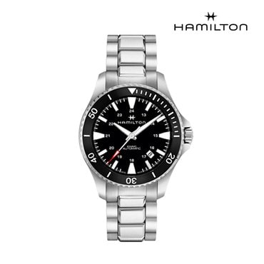 해밀턴 H82335131 카키 스쿠버 오토 40mm 블랙 메탈 남성 시계