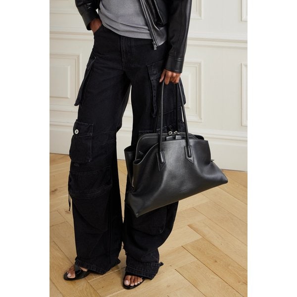 라 파세지아타 미디엄 어시메트릭 가죽 토트백 46376663162986215