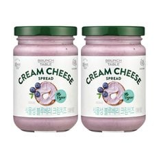  복음자리 식물성 블루베리 크림치즈 190g x 2개