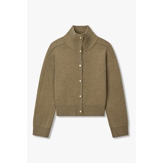 VOV 캐시미어 울 블렌드 하이넥 가디건 7155450018135