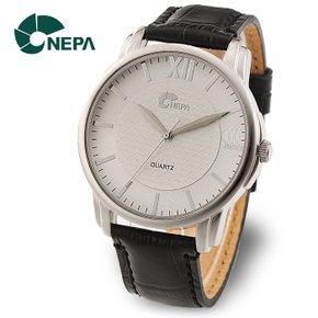 남성 정장 가죽 손목시계 N3023-WHITE