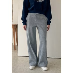 제니 빅밴딩 융기모 코튼 와이드 스웨트팬츠