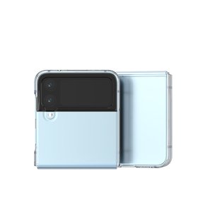 갤럭시 지플립 Z플립4 휴대폰 케이스 투명 하드 클리어케이스 제로 쉴드 스키니핏