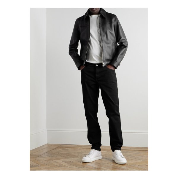 브루넬로쿠치넬리 로고 자수 슬림 스트레이트 진 1647597352929184