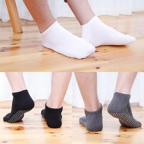 남자 논슬립 삭스 필라테스 요가 양말(1)