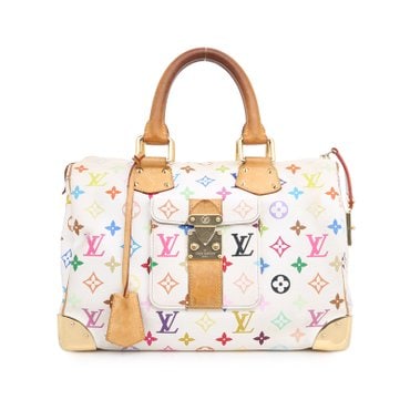 LOUIS VUITTON [중고명품] 루이비통 멀티화이트 스피디 보스턴백 M62943