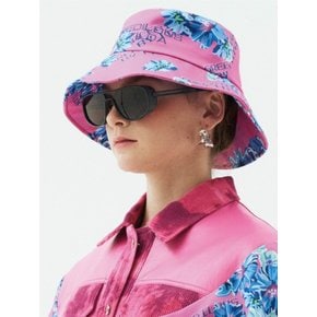 By Tilda Logo Floral  Bucket Hat