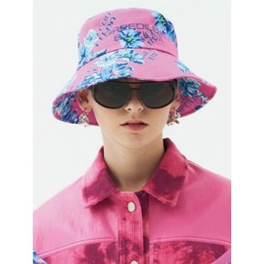 By Tilda Logo Floral  Bucket Hat