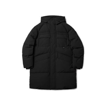 브롬톤 [브롬톤런던][P234UDW230]래글런 후드 구스 롱 다운 RAGLAN HOOD GOOSE LONG DOWN - BLACK