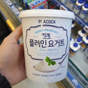 피코크 플레인 요거트 900g