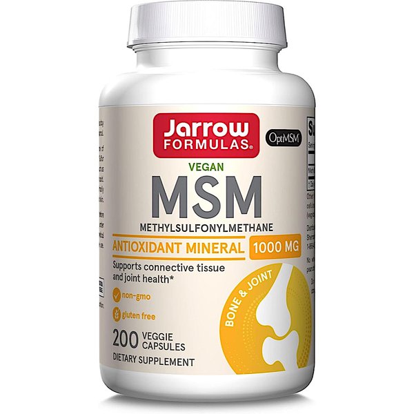 자로우 포뮬러스 MSM 1000mg 식이유황 Jarrow Formulas 200캡슐