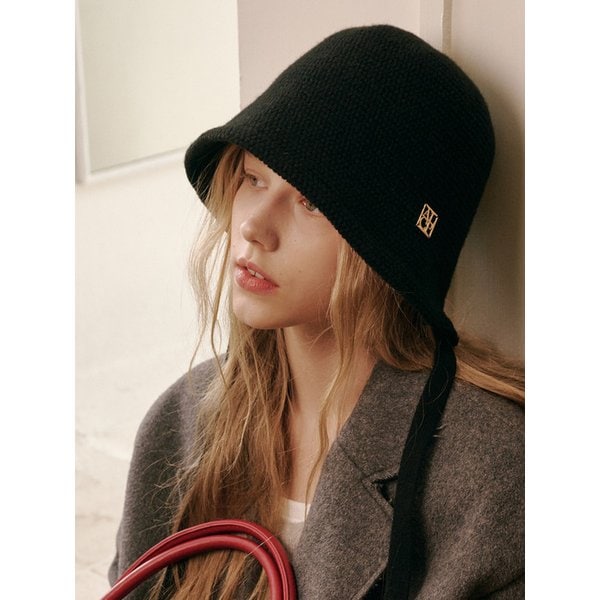 [리퍼브] Basic Wool Knit Bonnet Hat (3 Colors)