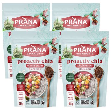  캐나다 Prana 유기농 치아씨드 284g 4팩