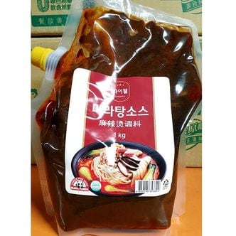 제이큐 기타소스 소스류 마라탕 소스 차이웰 식당 액상 양념장 청정원 양념 찌개 서더리탕 매운탕 1kg