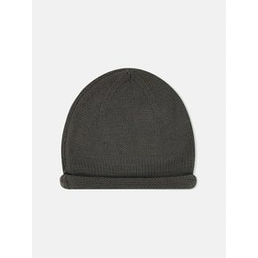 Flare Roll Brim Beanie Brown