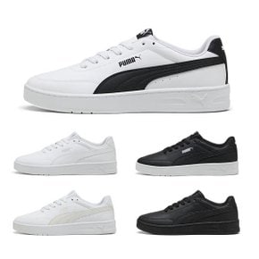 402223 남녀 공용 코트 클래식 클린 소프트폼 스니커즈 운동화 PUMA Court Classic Clean
