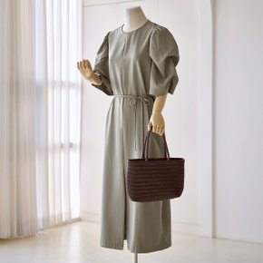 벌룬 소매 루즈핏 원피스_T2504OP605B
