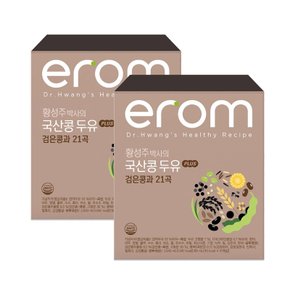 이롬 황성주 국산콩두유 플러스 검은콩과 21곡 190ml (16입) 2개
