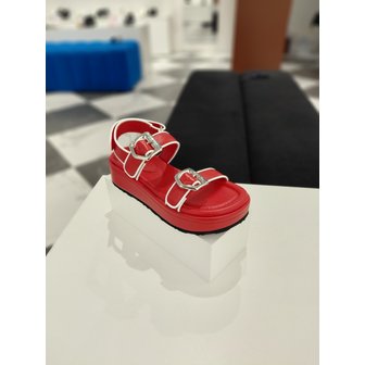 슈콤마보니 [부산점] Line Buckle Strap Sandal(RED)DG2AM25047RED
