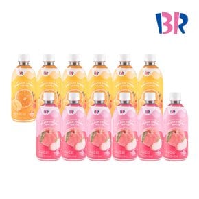 레인보우 샤베트 워터 500ml x 6개+피치 요거트 워터 500ml x 6개