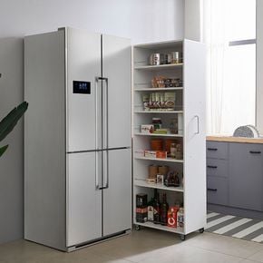 에코 주방 슬라이딩 냉장고틈새장 키큰 수납장 320[29672079]