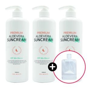 프리미엄 알로에베라 SPF50+ PA+++ 초대용량 보습 선크림 1000ml (3개)..[33801410]