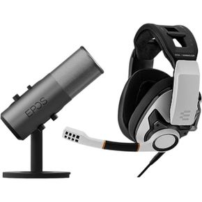 미국 에포스 헤드셋 EPOS I Sennheiser GSP 601 Gaming Headset B20 Streaming Microphone Bundl