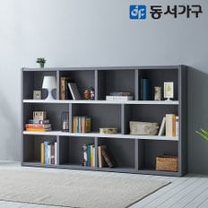 뉴크리미 3단 2000 와이드 전면 책장 DF644816