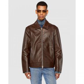 4655842 Diesel Hudson Leather Jacket - Brown 84217580