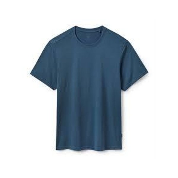 26SS 랩 반팔 티셔츠 QBL68TMP TEMPEST BLUE DOM