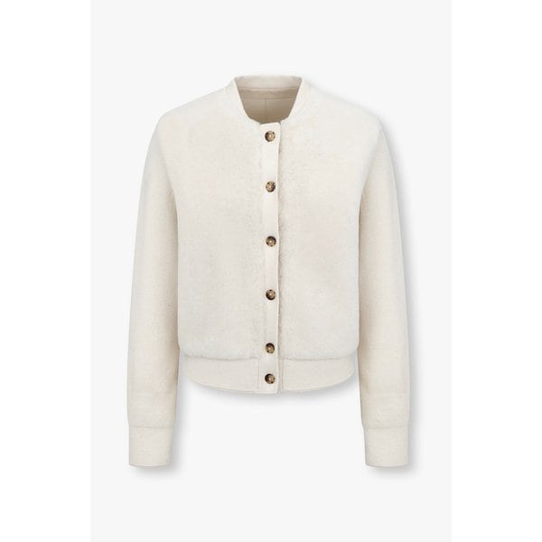 니트 믹스 무스탕 자켓 IA15474930106