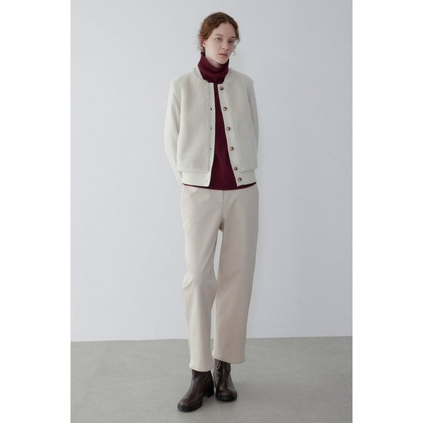 니트 믹스 무스탕 자켓 IA15474930106