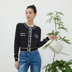 [25 S/S] 잇미샤 라인배색 라운드넥 가디건 ITP3ZCD720