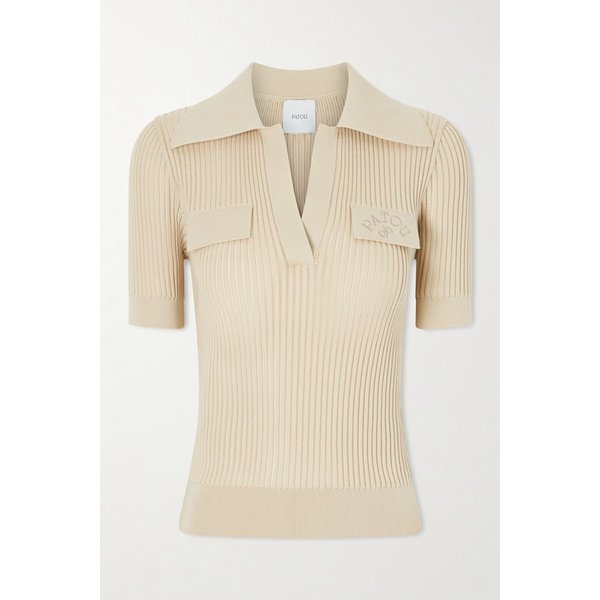 자수 리브 코튼 폴로 셔츠 46376663162986723