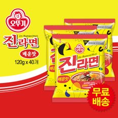 진라면 매운맛 1BOX (120gx40봉)