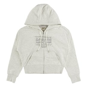 마리떼 W CLASSIC LOGO CROP HOODIE ZIPUP MFG44CHD104 LHG