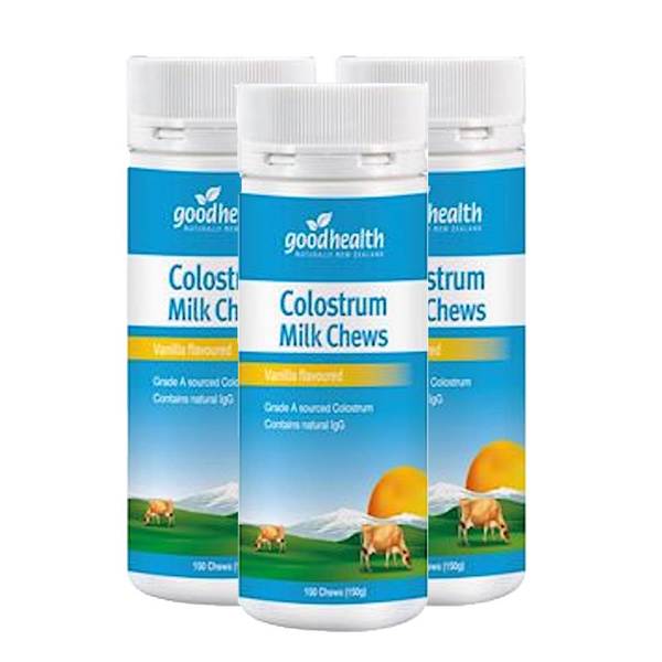 굿헬스 콜로스트럼 초유 바닐라향 Colostrum 150정 3개