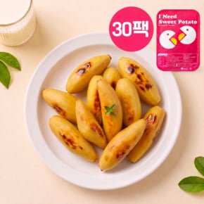 껍질없는 아이스 꿀고구마 120g×30팩 냉동 한입 군고구마 간편간식