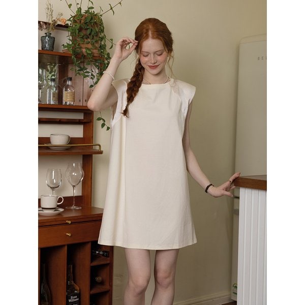 DD_Classical sleeveless dress_IVORY