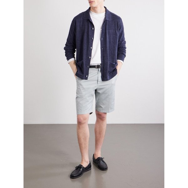 스트레이트 레그 스트레치 코튼 블렌드 개버딘 쇼츠 46376663163067836