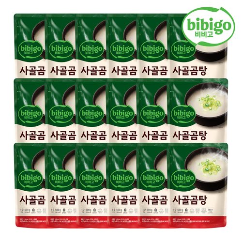 [본사배송] 비비고사골곰탕 500G X 18개(1BOX)