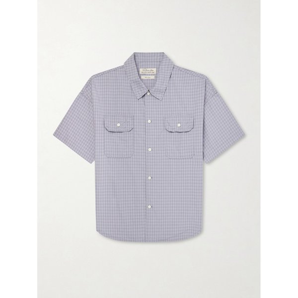 레미 릴리프 체크 코튼 포플린 셔츠 46376663163074115