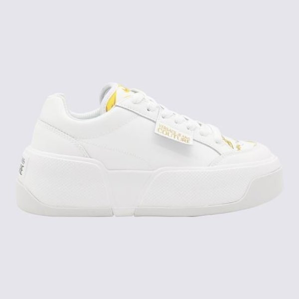 24FW 베르사체 스니커즈 77VA3ST2 ZP305 G03 Free WHITE GOLD