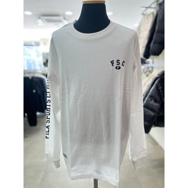 [여주점] FS2RLH1101X OWH  슬리브 그래픽 포인트 긴팔티