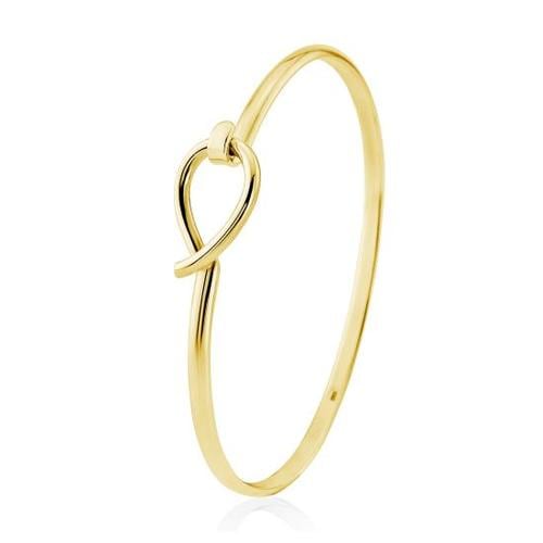 아우리 주얼리 팔찌 B2196 Boltons Gold Vermeil Tear Drop Bangle