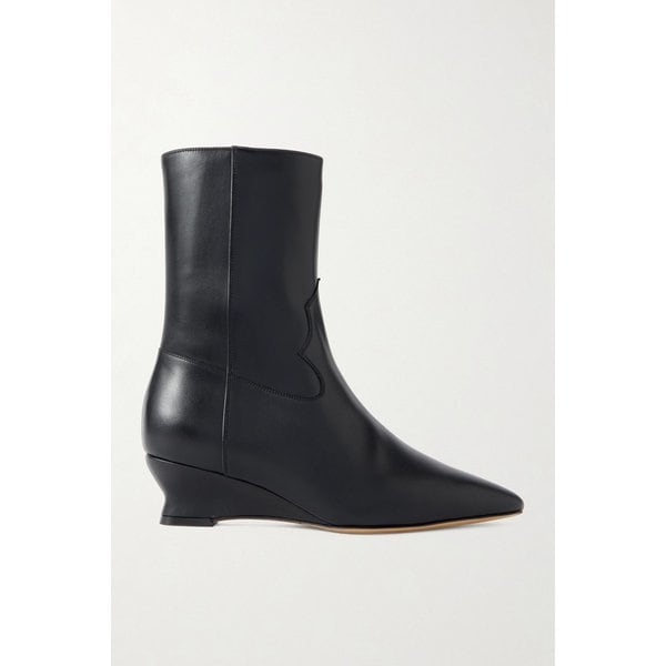 르 몽드 베릴 카미유 가죽 웨지 앵클 부츠 46376663162972736