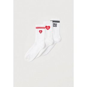 휴고 러브 유 3팩 - 양말 흰색 7736584