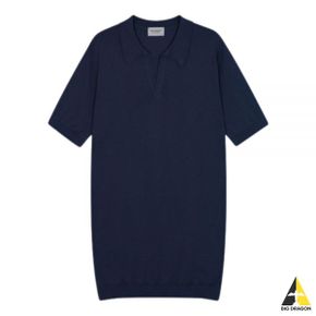 JOHN SMEDLEY 24 Noah - French Navy (NOAH 반팔 니트)