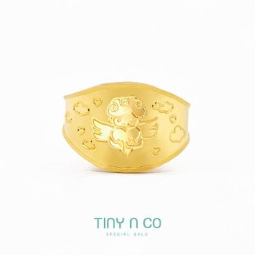 타이니앤코 순금 24K 코코 1g 아기 천사 돌반지
