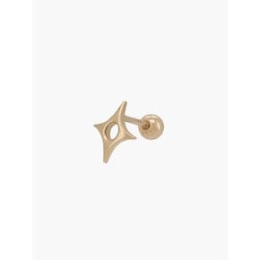 14k punching star piercing